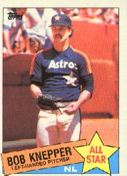 1985 Topps Baseball Cards      721     Bob Knepper AS